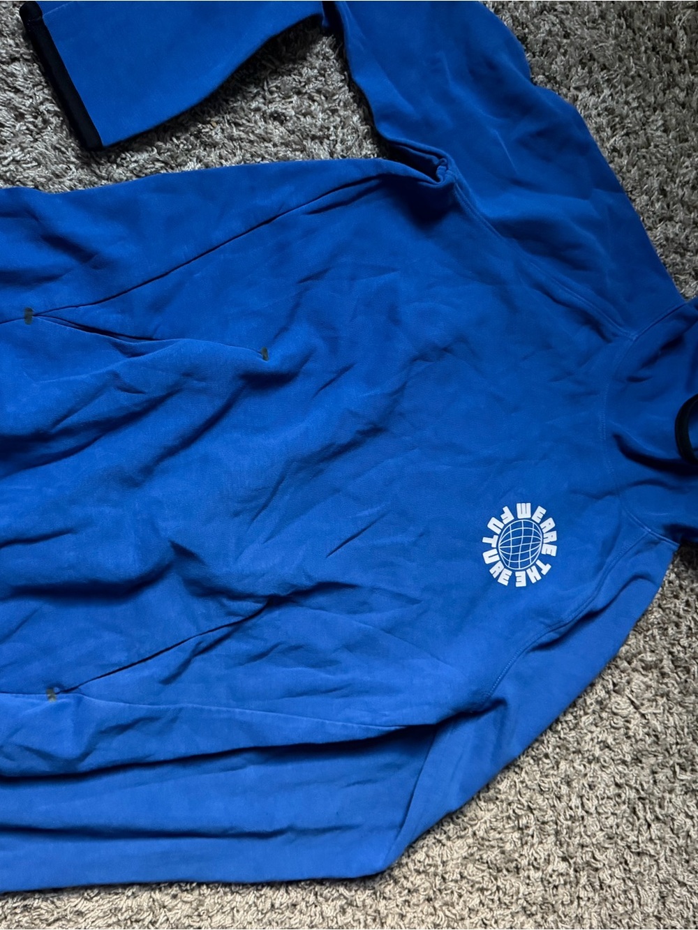 Old Navy Royal Blue Graphic Crewneck Sweatshirt